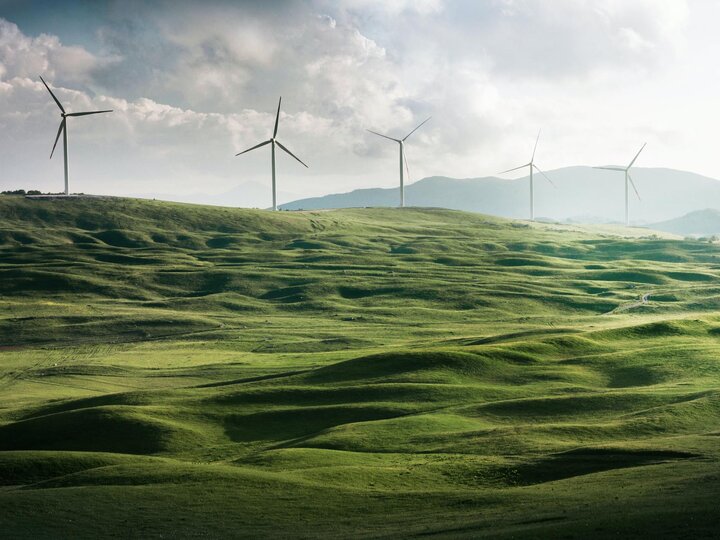 Wind turbine creating energy